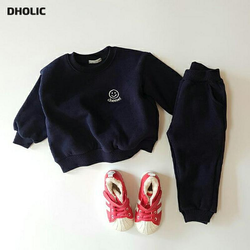 【キッズ20%OFF】裏起毛スマイル刺繍スウェット上下SET(junior)・u08362 キッズ【9~17才】【set】【セッ