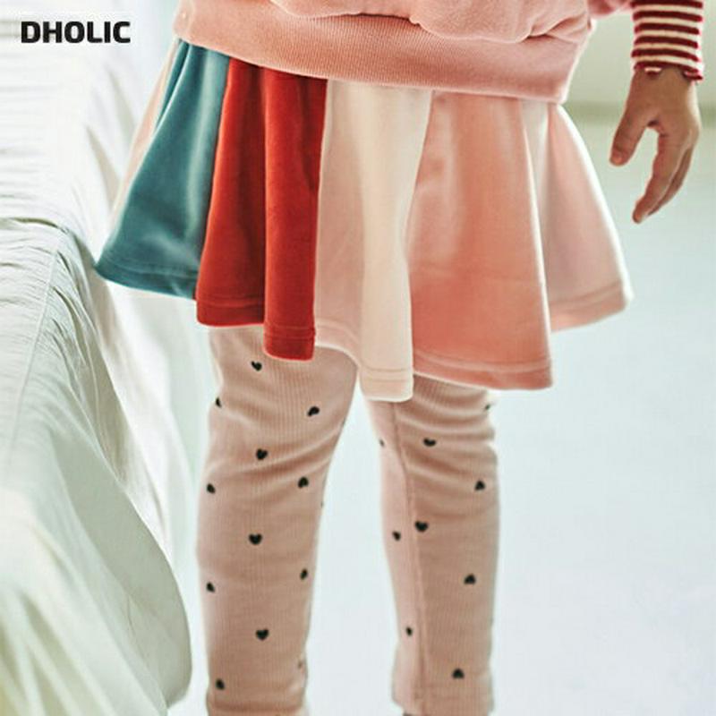 【只今30%OFF】カラフルスカートレギンス(kids)・u08806 キッズ【3~8才】【sk】【スカートレギンス スカート レギンス カラフル ポップ カジュアル ラフ 女の子 ハート 春 秋 韓国 韓国子供服 子供 こども 子供服 こども服】【KIDS】