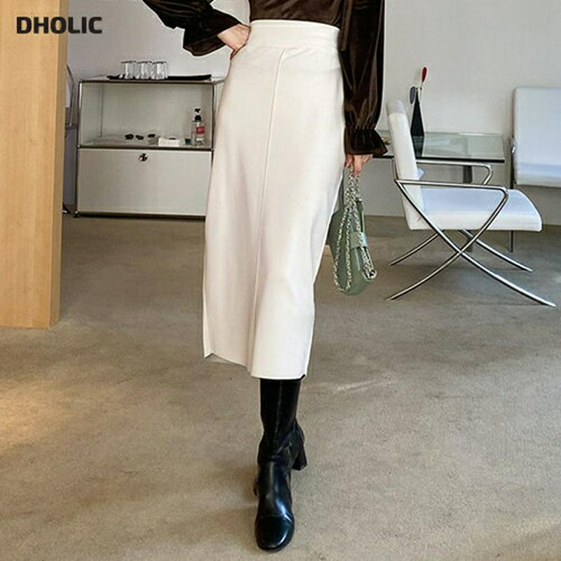 【新作10%OFF】裏起毛ポケットスカート・全4色・b61748 レディース【sk】【韓国 ファッション ボトムス スカート ロ