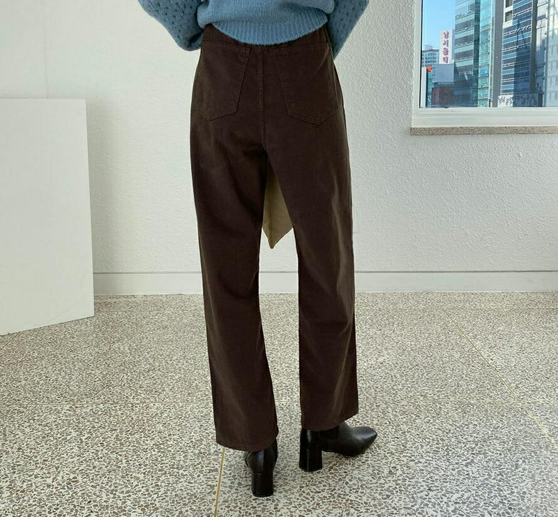 【新作10%OFF】裏起毛バックゴムパンツ・全2色・t65067 レディース【pt】【韓国 ファッション ボトムス ズボン パン