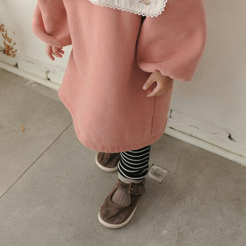 【キッズ20%OFF】マウスポイントボーダーレギンス・u08558 キッズ【3~8才】【pt】【レギンス パンツ ズボン ボーダ