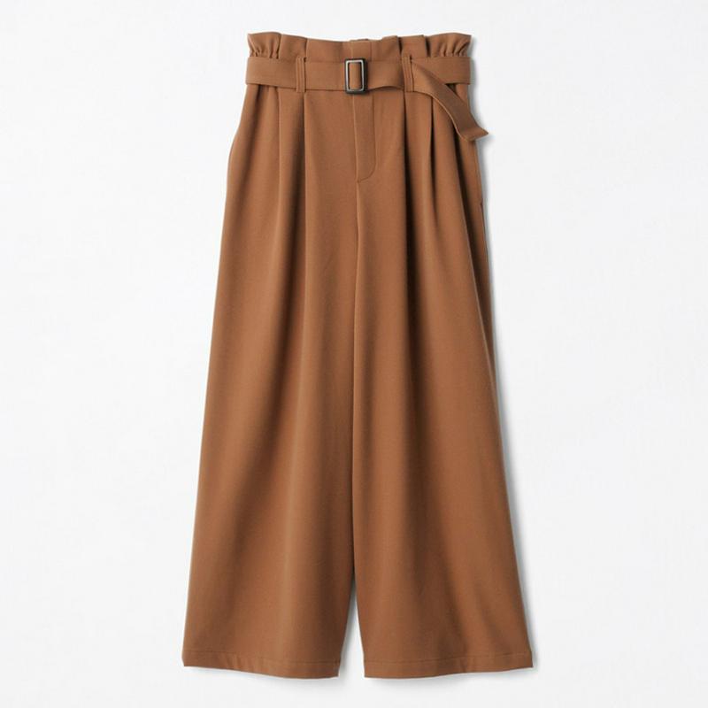 ベルト付ワイドパンツ（MUMU&Co.)