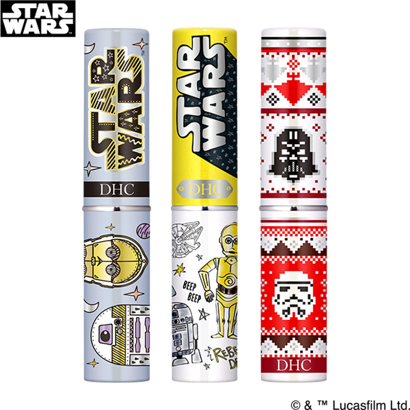 DHC薬用リップクリーム［スター・ウォーズ］ 3本セット ブラック