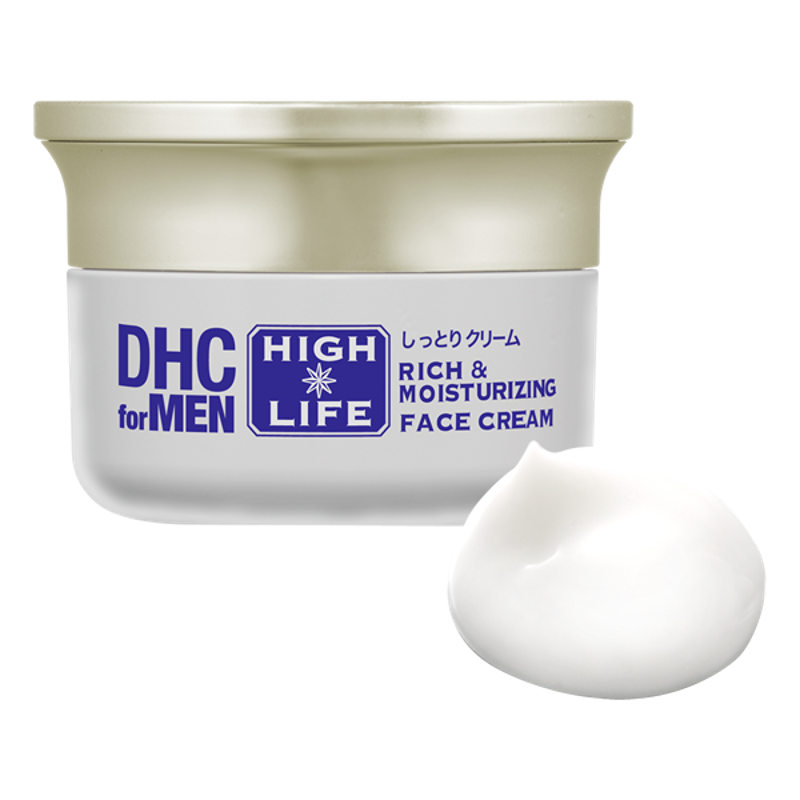 DHCリッチ＆モイスチュア フェースクリーム【DHC for MEN ハイライフ】