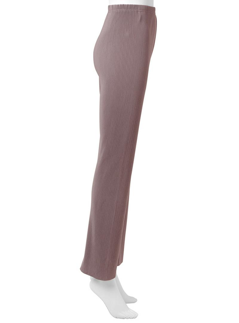 プリーツストレートパンツ