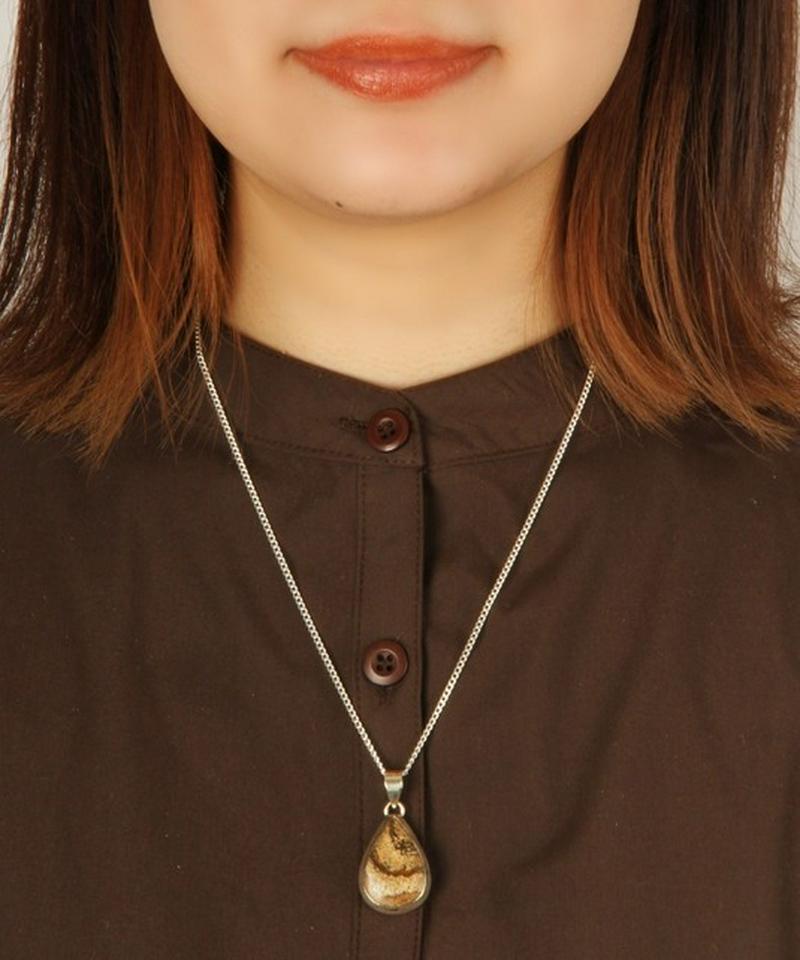 【厳選のフランス買付】ピクチャージャスパーネックレス