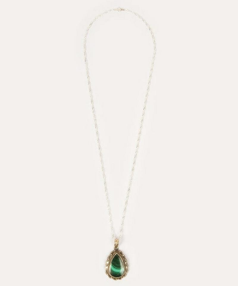 【厳選のフランス買付】マラカイトネックレス