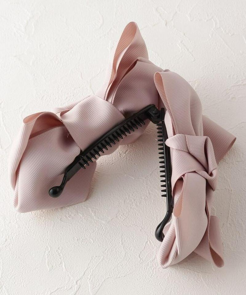 ビッグリボンヘアクリップ