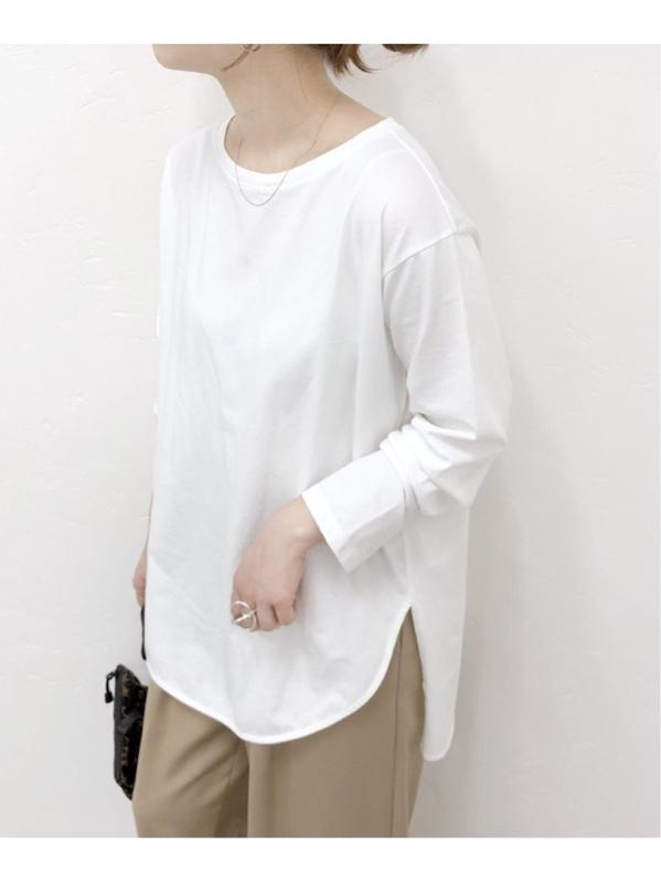 <<追加>>プレミアムコットンNEWラウンドヘムロングスリーブTシャツ◆4