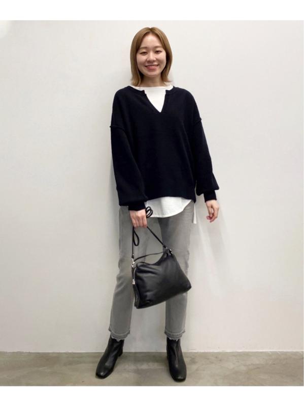 <<追加>>プレミアムコットンNEWラウンドヘムロングスリーブTシャツ◆4
