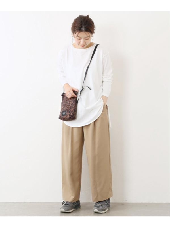 <<追加>>プレミアムコットンNEWラウンドヘムロングスリーブTシャツ◆4