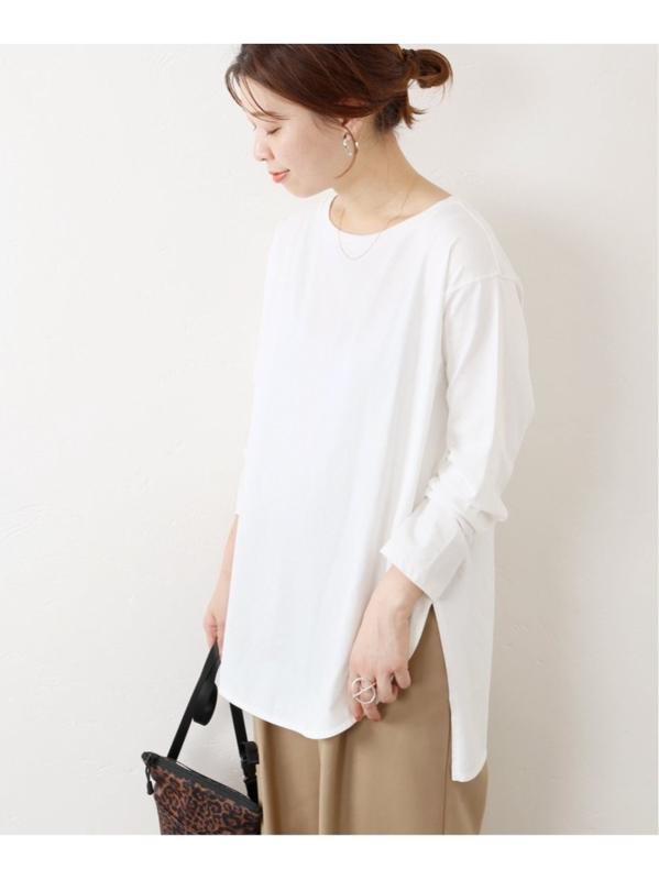 <<追加>>プレミアムコットンNEWラウンドヘムロングスリーブTシャツ◆4