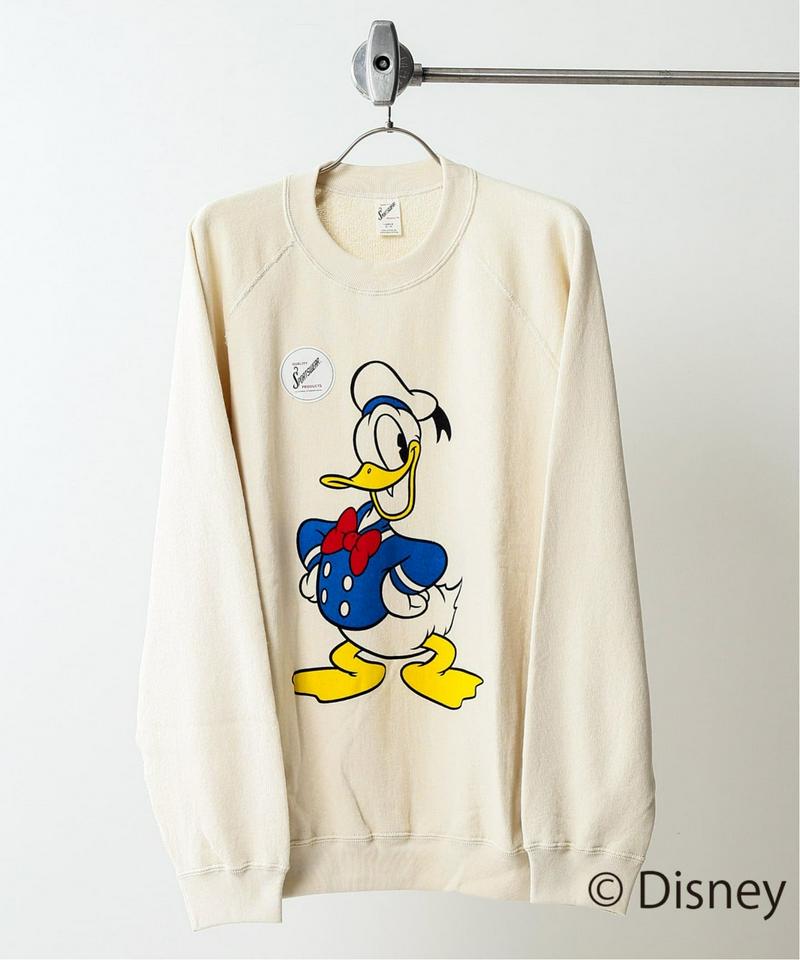 【DISNEY Collection / ディズニー】"DONALD"別注スウェット（JOURNAL STANDARD relume）