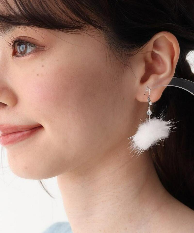 ミンクキュービックピアス