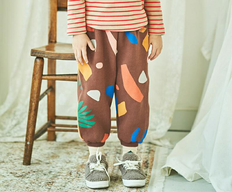 【キッズ20%OFF】裏起毛カラフルパターンパンツ(junior)・u08771 キッズ【9~17才】【pt】【パンツ ズボン ロングパンツ 長ズボン 裏起毛 カラフル 総柄 可愛い かわいい カジュアル 女の子 男の子 冬 韓国 韓国子供服 子供 こども 子供服 こども服】【KIDS】