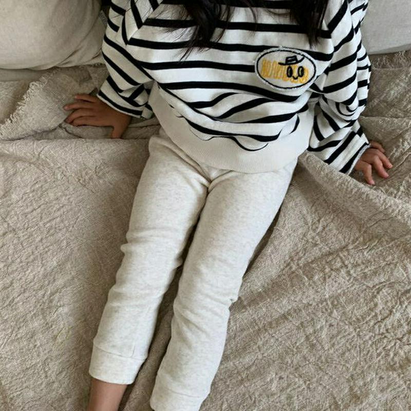 【キッズ20%OFF】裏起毛トレーニングパンツ・u08969 キッズ【3~8才】【pt】【パンツ ズボン ロングパンツ 長ズボン トレーニングパンツ 単色 無地 シンプル カジュアル 裏起毛 ラフ ダンス 女の子 男の子 冬 韓国 韓国子供服 子供 こども 子供服 こども服】【KIDS】