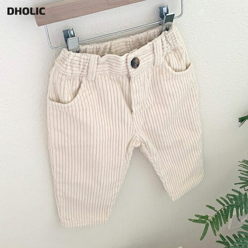 【キッズ20%OFF】コーデュロイパンツ(kids)・u08928 キッズ【3~8才】【pt】【パンツ ズボン ロングパンツ 長ズボン コーデュロイ シンプル カジュアル 単色 女の子 男の子 秋 冬 韓国 韓国子供服 子供 こども 子供服 こども服】【KIDS】