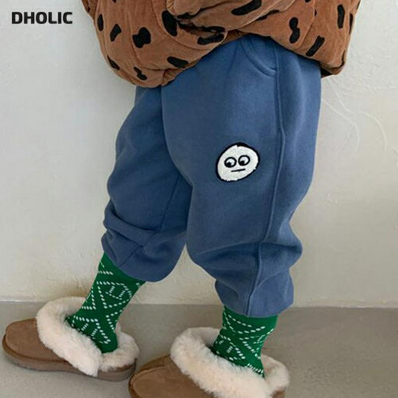 【キッズ20%OFF】裏起毛ポイントジョガーパンツ・u08880 キッズ【3~8才】【pt】【パンツ ズボン　ロングパンツ 長ズボン ジョガーパンツ 裏起毛 シンプル カジュアル ラフ 女の子 男の子 冬 韓国 韓国子供服 子供 こども 子供服 こども服】【KIDS】