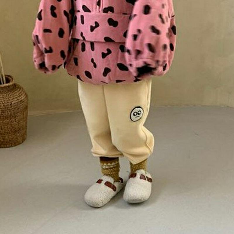 【キッズ20%OFF】裏起毛ポイントジョガーパンツ・u08880 キッズ【3~8才】【pt】【パンツ ズボン　ロングパンツ 長ズボン ジョガーパンツ 裏起毛 シンプル カジュアル ラフ 女の子 男の子 冬 韓国 韓国子供服 子供 こども 子供服 こども服】【KIDS】