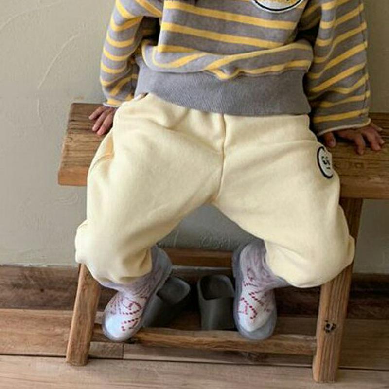 【キッズ20%OFF】裏起毛ポイントジョガーパンツ・u08880 キッズ【3~8才】【pt】【パンツ ズボン　ロングパンツ 長ズボン ジョガーパンツ 裏起毛 シンプル カジュアル ラフ 女の子 男の子 冬 韓国 韓国子供服 子供 こども 子供服 こども服】【KIDS】