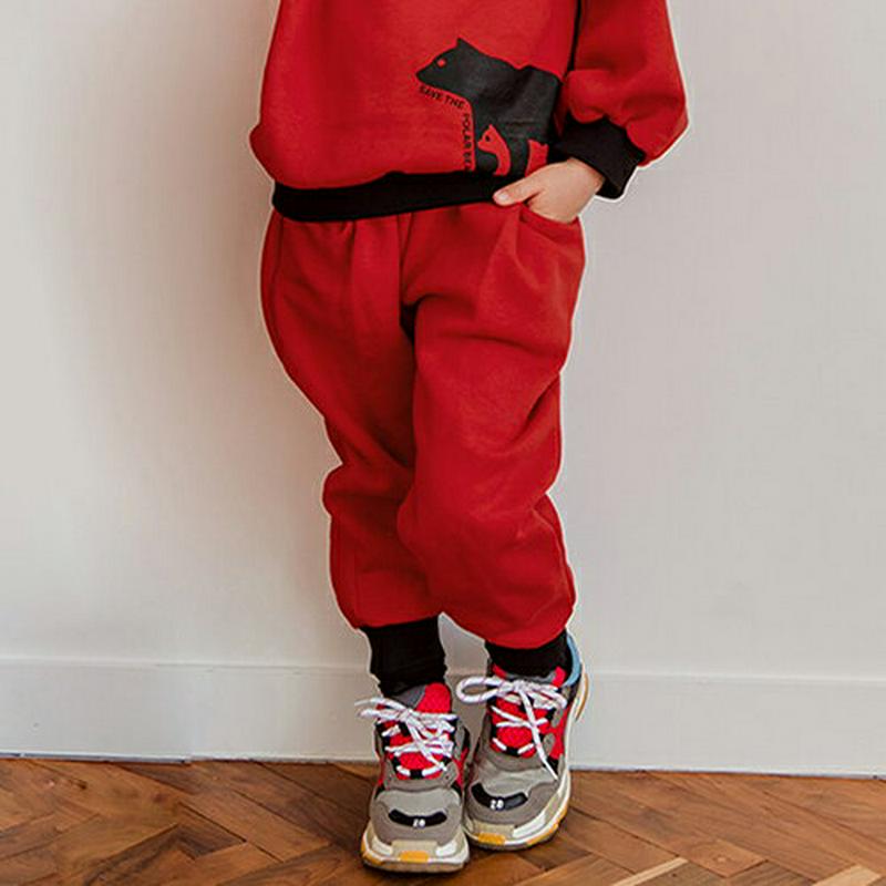 【キッズ20%OFF】裏起毛ジョガーパンツ・p008652 キッズ【3~8才】【pt】【パンツ ズボン ロングパンツ 長ズボン ジョガーパンツ 裏起毛 カジュアル 単色 無地 シンプル ラフ スポーティー 女の子 男の子 冬 韓国 韓国子供服 子供 こども 子供服 こども服】【KIDS】