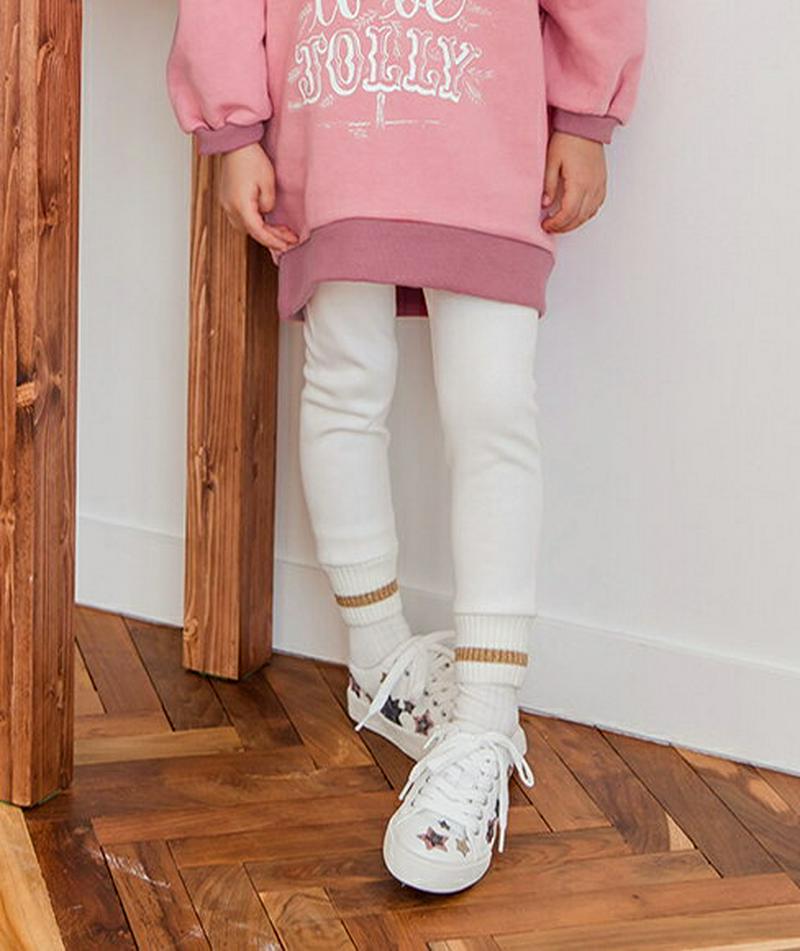 リブラインレギンス・p008646 キッズ【3~8才】【pt】【レギンス パンツ ズボン ロングパンツ 長ズボン スポーティー カジュアル ラフ 女の子 男の子 秋 冬 韓国 韓国子供服 子供 こども 子供服 こども服】【KIDS】
