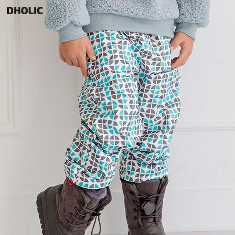 スノーパンツ・p008656 キッズ【3~8才】【pt】【パンツ ズボン ロングパンツ 長ズボン 総柄 カジュアル ラフ ウエストゴム 女の子 男の子 冬 韓国 韓国子供服 子供 こども 子供服 こども服】【KIDS】