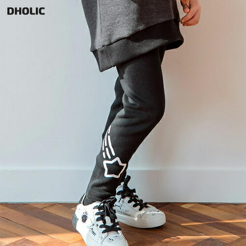 スターレギンスパンツ・p008661 キッズ【3~8才】【pt】【レギンス パンツ ズボン ロングパンツ 長ズボン 星 カジュアル ラフ ダンス 女の子 男の子 秋 冬 韓国 韓国子供服 子供 こども 子供服 こども服】【KIDS】