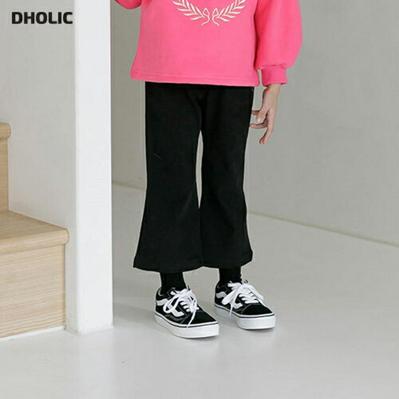 【キッズ20%OFF】裏起毛ブーツカットパンツ(junior)・u08460 キッズ【9~17才】【pt】【パンツ ズボン ロングパンツ 長ズボン ブーツカット 裏起毛 カジュアル 単色 無地 シンプル ラフ 女の子 男の子 冬 韓国 韓国子供服 子供 こども 子供服 こども服】【KIDS】