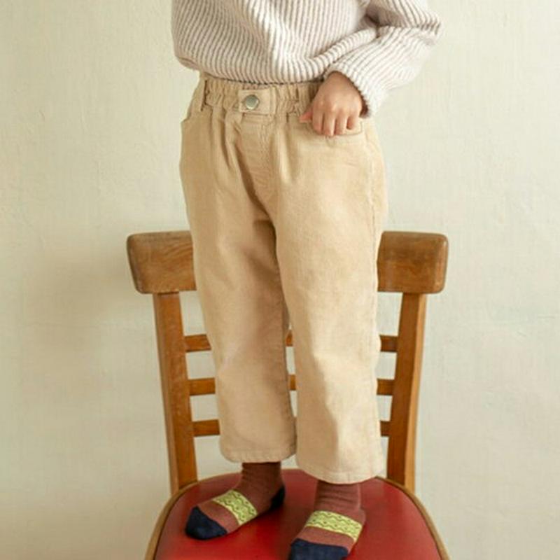 【キッズ20%OFF】コーデュロイパンツ(junior)・u08579 キッズ【9~17才】【pt】【パンツ ズボン ロングパンツ 長ズボン コーデュロイ 単色 無地 シンプル カジュアル ラフ 女の子 男の子 秋 冬 韓国 韓国子供服 子供 こども 子供服 こども服】【KIDS】