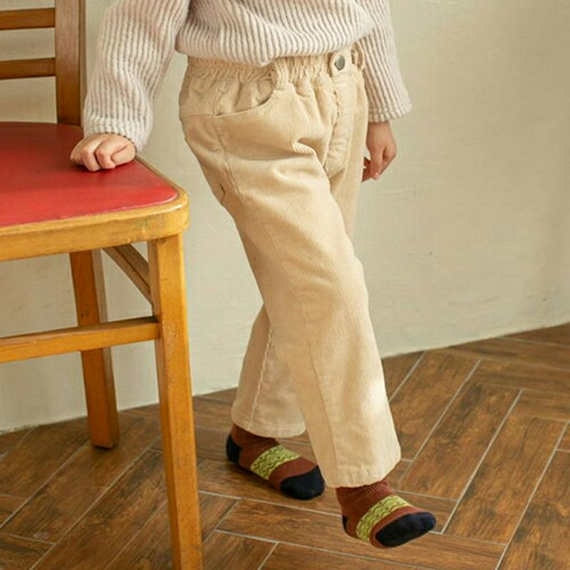 【キッズ20%OFF】コーデュロイパンツ(junior)・u08579 キッズ【9~17才】【pt】【パンツ ズボン ロングパンツ 長ズボン コーデュロイ 単色 無地 シンプル カジュアル ラフ 女の子 男の子 秋 冬 韓国 韓国子供服 子供 こども 子供服 こども服】【KIDS】