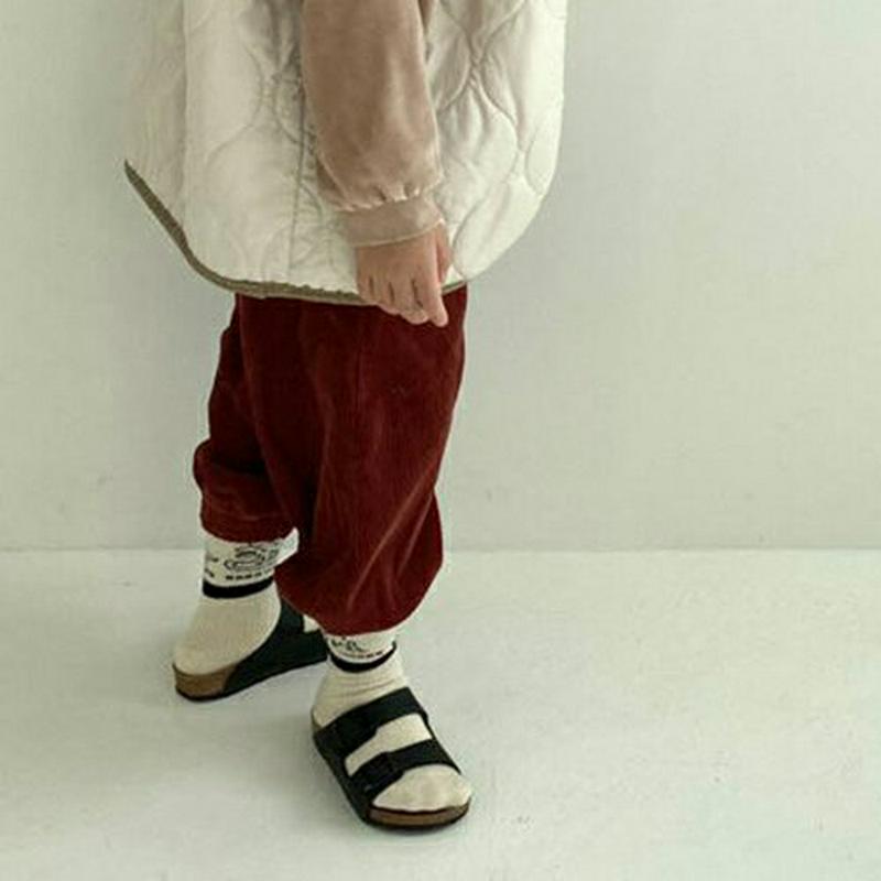 【キッズ20%OFF】コーデュロイジョガーパンツ(Junior)・u08493 キッズ【9~17才】【pt】【パンツ ズボン ロングパンツ 長ズボン ジョガーパンツ コーデュロイ 単色 無地 シンプル カジュアル 女の子 男の子 秋 冬 韓国 韓国子供服 子供 こども 子供服 こども服】【KIDS】