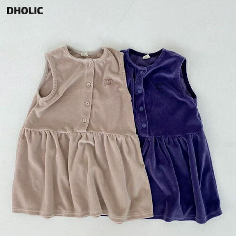 【キッズ20%OFF】ノースリーブワンピース(Junior)・u08492 キッズ【9~17才】【ops】【ワンピース ミディ丈 ミディワンピース ノースリーブ スリーブレス シンプル ロゴ カジュアル 秋 冬 韓国 韓国子供服 子供 こども 子供服 こども服】【KIDS】