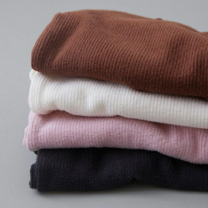 コーデュロイハイネック・u08751 キッズ【3~8才】【tops】【トップス ハイネック 長袖 単色 無地 シンプル コーデュロイ カジュアル ラフ 女の子 男の子 秋 冬 韓国 韓国子供服 子供 こども 子供服 こども服】【KIDS】【KK】