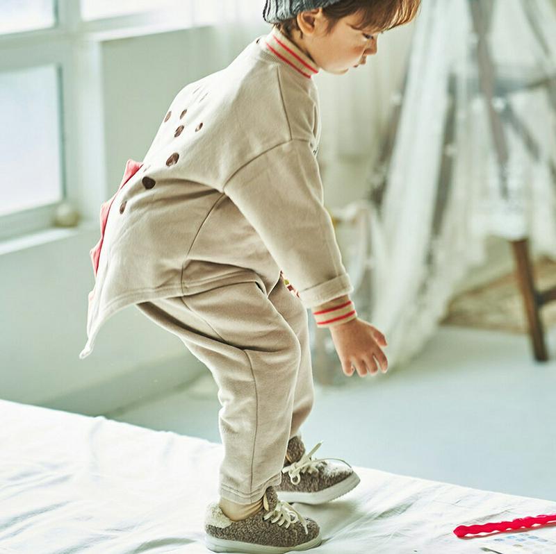 【キッズ20%OFF】裏起毛ダイナソースウェット上下SET(kids)・u08787 キッズ【3~8才】【set】【セットアップ setup 上下 トップス スウェット トレーナー パンツ ズボン 裏起毛 恐竜 女の子 男の子 冬 韓国 韓国子供服 子供 こども 子供服 こども服】【KIDS】