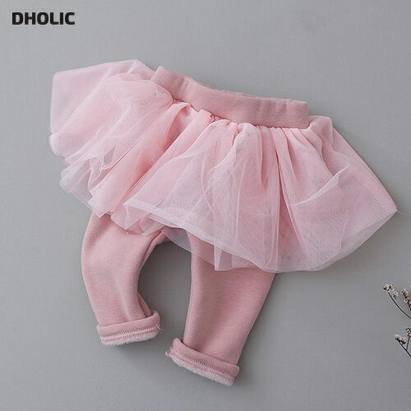 【キッズ20%OFF】ファー裏地レーススカートパンツ・u08726 キッズ【3~8才】【pt】【スカートパンツ スカート パンツ レース ファーライナー シンプル チュール 可愛い かわいい 単色 無地 女の子 冬 韓国 韓国子供服 子供 こども 子供服 こども服】【KIDS】