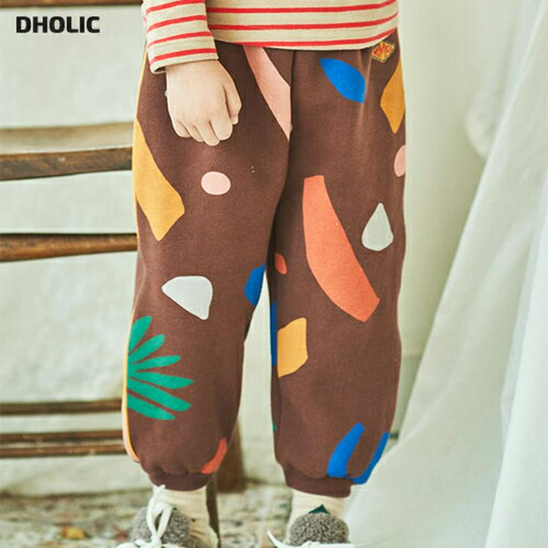 【キッズ20%OFF】裏起毛カラフルパターンパンツ(kids)・u08768 キッズ【3~8才】【pt】【パンツ ズボン ロングパンツ 長ズボン カラフル ポップ 裏起毛 カジュアル ラフ 女の子 男の子 冬 韓国 韓国子供服 子供 こども 子供服 こども服】【KIDS】