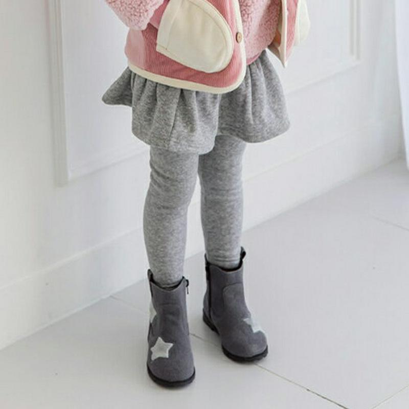 裏起毛スカートレギンスパンツ・p008667 キッズ【3~8才】【pt】【スカートレギンス スカート レギンス 裏起毛 単色 無地 シンプル カジュアル パンツ 女の子 冬 韓国 韓国子供服 子供 こども 子供服 こども服】【KIDS】