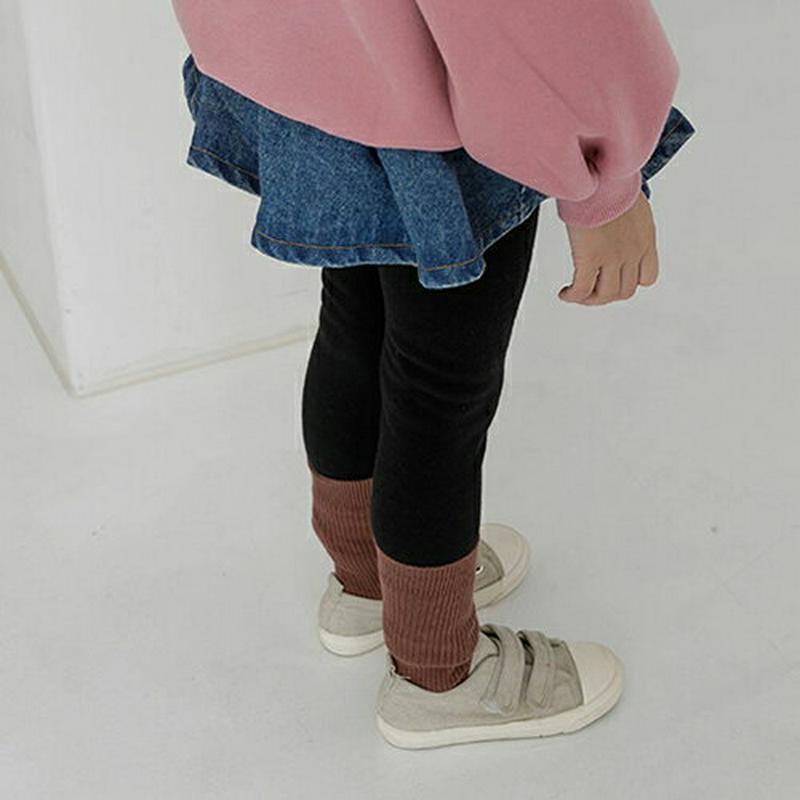 【キッズ20%OFF】デニムスカートレギンス(junior)・u08448 キッズ【9~17才】【pt】【スカートレギンス スカート レギンス デニムスカート デニム カジュアル ラフ 女の子 秋 春 韓国 韓国子供服 子供 こども 子供服 こども服】【KIDS】