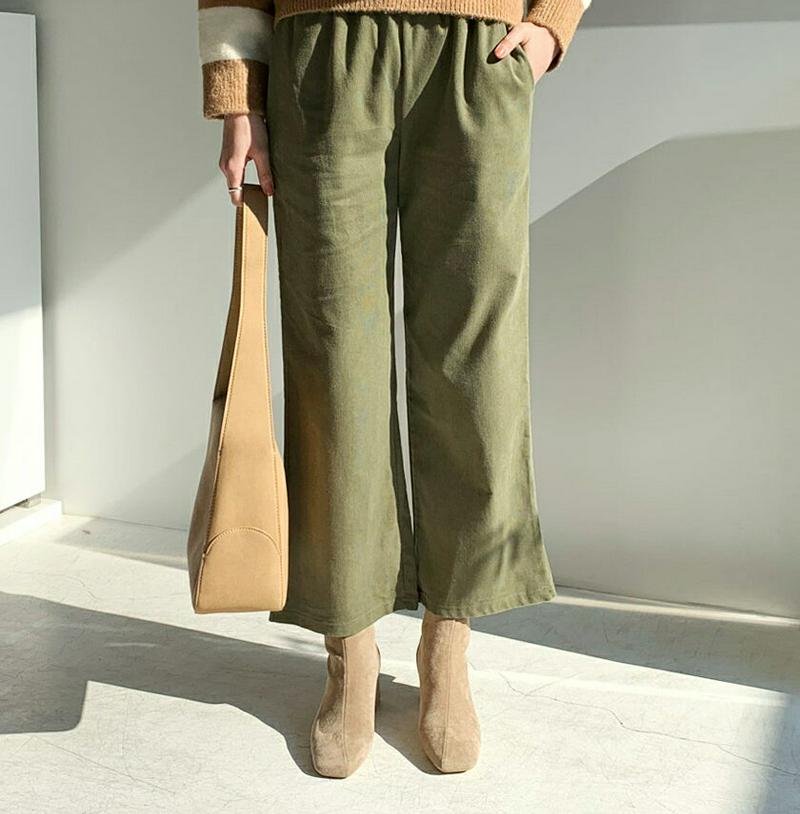 【新作10%OFF】コーデュロイワイドパンツ・全6色・t56276 レディース【pt】【韓国 ファッション ボトムス ズボン パンツ ロングパンツ ワイドパンツ コーデュロイ コーデュロイパンツ ウエストゴム ストリング シンプル 単色 無地 綿 コットン カジュアル ラフ 秋 冬】