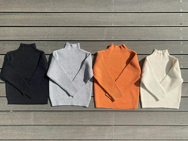 【只今20%OFF】ハイネックリブニット(junior)・u09114 キッズ【9~17才】【tops】【トップス ニット ニットトップス ハイネック 長袖 単色 無地 シンプル カジュアル リブ リブニット 女の子 男の子 秋 冬 韓国 韓国子供服 子供 こども 子供服 こども服】【KIDS】
