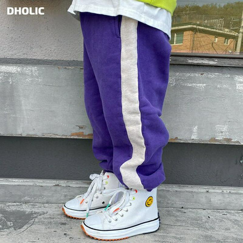 【キッズ20%OFF】裏起毛サイドラインジョガーパンツ(kids)・u09207 キッズ【3~8才】【pt】【パンツ ロングパンツ ズボン 長ズボン ジョガーパンツ サイドライン 裏起毛 カジュアル 女の子 男の子 冬 韓国 韓国子供服 子供 こども 子供服 こども服】【KIDS】