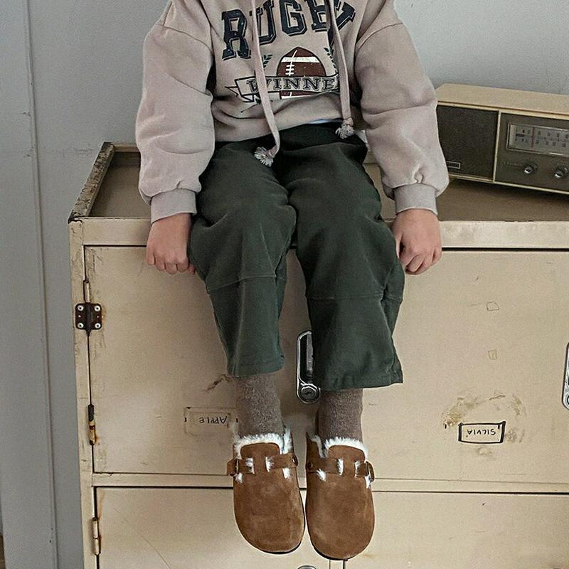 【キッズ20%OFF】起毛ヘムラインパンツ(kids)・u09260 キッズ【3~8才】【pt】【パンツ ズボン ロングパンツ 長ズボン ラインパンツ 起毛 単色 無地 シンプル カジュアル 女の子 男の子 冬 韓国 韓国子供服 子供 こども 子供服 こども服】【KIDS】