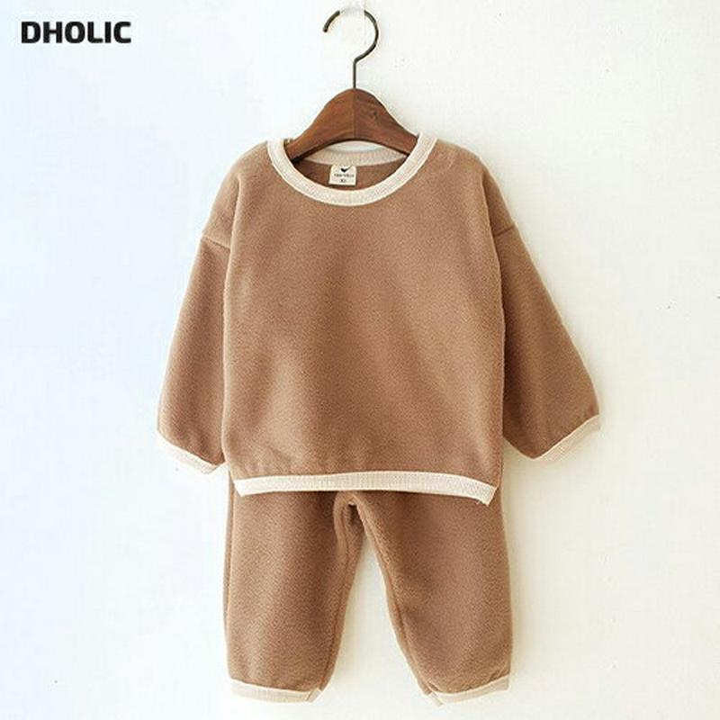 【キッズ20%OFF】フリーススウェット上下SET・u09088 キッズ【3~8才】【set】【セットアップ setup トップス 長袖 スウェット トレーナー パンツ ズボン シンプル フリース カジュアル ラフ 上下 女の子 男の子 冬 韓国 韓国子供服 子供 こども 子供服 こども服】【KIDS】