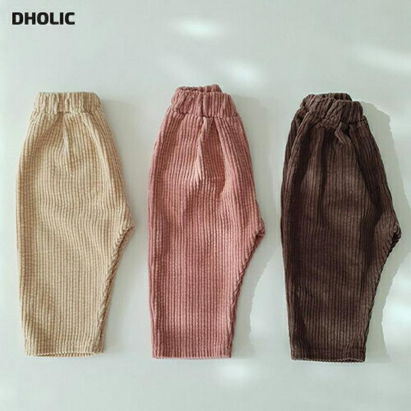 【キッズ20%OFF】コーデュロイバギーパンツ・u09091 キッズ【3~8才】【pt】【パンツ ズボン ロングパンツ 長ズボン コーデュロイ シンプル 単色 無地 カジュアル バギーパンツ 女の子 男の子 秋 冬 韓国 韓国子供服 子供 こども 子供服 こども服】【KIDS】