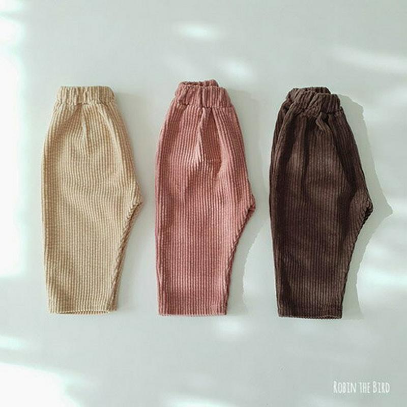 【キッズ20%OFF】コーデュロイバギーパンツ・u09091 キッズ【3~8才】【pt】【パンツ ズボン ロングパンツ 長ズボン コーデュロイ シンプル 単色 無地 カジュアル バギーパンツ 女の子 男の子 秋 冬 韓国 韓国子供服 子供 こども 子供服 こども服】【KIDS】