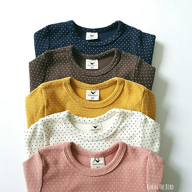 【キッズ30%OFF】裏起毛ドットルームウェア上下SET・u09089 キッズ【3~8才】【uw】【ルームウェア 部屋着 パジャマ 上下 セット set　トップス 長袖　パンツ ズボン 裏起毛 ドット柄 女の子 男の子 冬 韓国 韓国子供服 子供 こども 子供服 こども服】【KIDS】