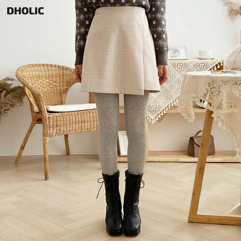 【只今10%OFF】チェックミニスカート・全3色・b61871 レディース【sk】【韓国 ファッション ボトムス スカート ミニ丈 ミニスカート Aライン タイトスカート チェック柄 スリット バックゴム シンプル きれいめ 大人 ガーリー 秋 冬】