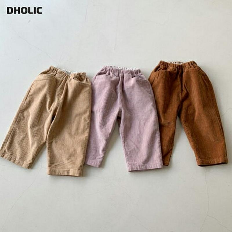 【キッズ20%OFF】フロントポケットコーデュロイパンツ・u09054 キッズ【3~8才】【pt】【パンツ ズボン ロングパンツ 長ズボン コーデュロイ 単色 無地 シンプル ウエストゴム カジュアル 女の子 男の子 秋 冬 韓国 韓国子供服 子供 こども 子供服 こども服】【KIDS】