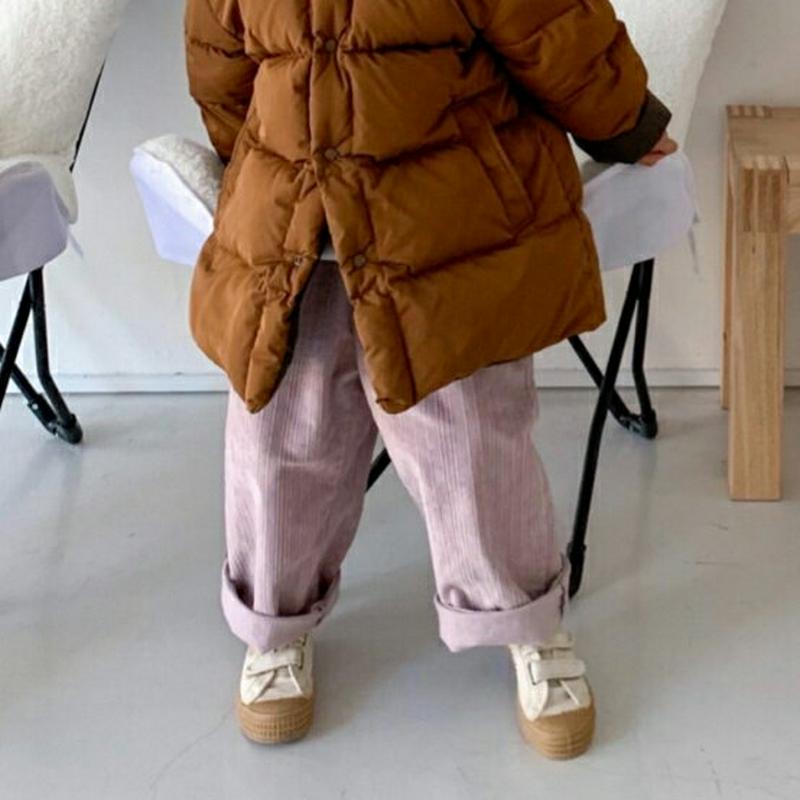 【キッズ20%OFF】フロントポケットコーデュロイパンツ・u09054 キッズ【3~8才】【pt】【パンツ ズボン ロングパンツ 長ズボン コーデュロイ 単色 無地 シンプル ウエストゴム カジュアル 女の子 男の子 秋 冬 韓国 韓国子供服 子供 こども 子供服 こども服】【KIDS】